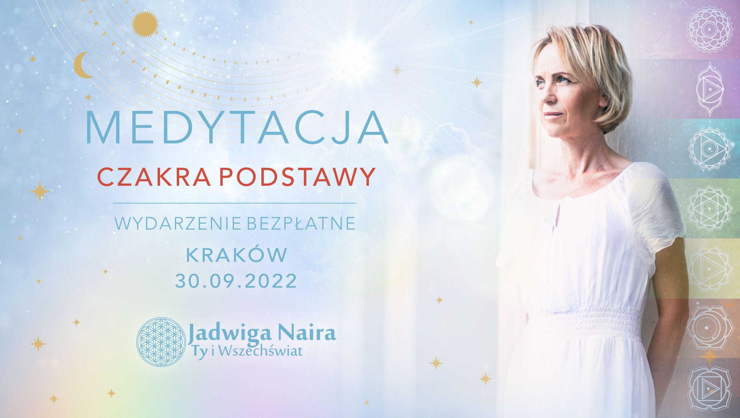 Bezpłatna medytacja z Jadwigą Nairą - Kraków 30 września 2022